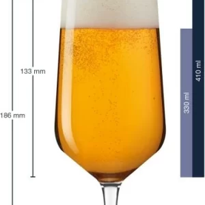 Blitzangebot 🔥 Leonardo Bierglas PUCCINI 410 Ml, 6er-Set ✨ 12