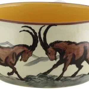 Besorgen 🧨 Kuhn Rikon Caquelon Steinbock Rand Dunkelbraun ø 20cm 🤩 12