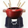 Angebote 👍 Le Creuset Fondue Set Aus Gusseisen In Kirschrot 🤩 10
