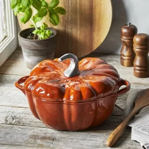 Coupon ❤️ Staub Kürbis Cocotte In Zimt Mit Edelstahl-Knauf 😀 7