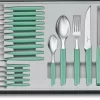 Neu 🛒 Victorinox Swiss Modern Besteck-Set Mit Steakmessern, 24-teilig, Minzgrün 🎁 14