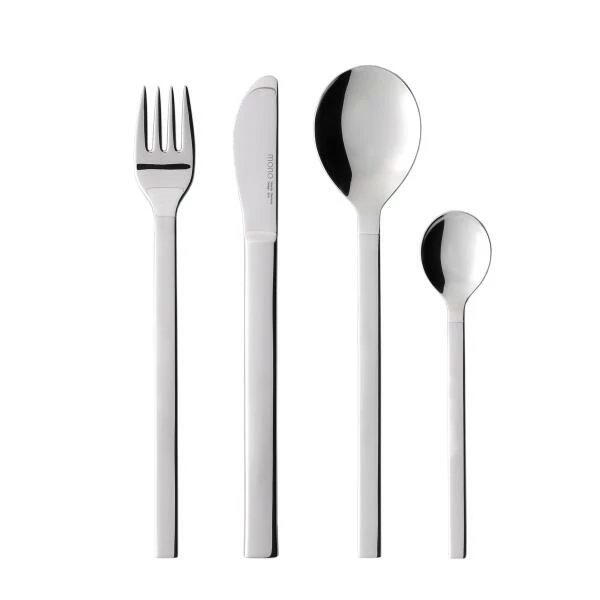 Brandneu 🎁 Mono A Besteckset Mit Messer 03, 24tlg. Brillant Poliert 👏 1