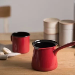 Neu 💯 Riess Emaille Riess Kaffeekocher Aus Emaille In Rot 🤩 6