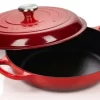 Bestes Angebot 😍 Le Creuset Gourmet-Profitopf Signature In Kirschrot (schwarze Innen-Emaille) ⌛ 11